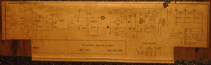 Figure 3 - Giulietti tube amplifier schematic
