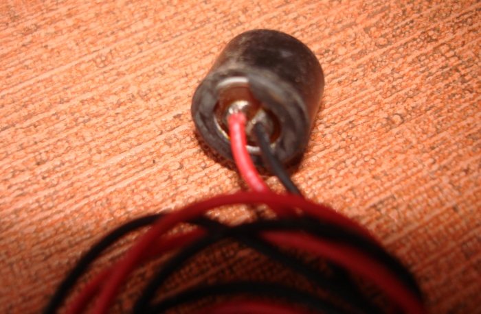 Figure 6 - Close view of tape recorder mic back.